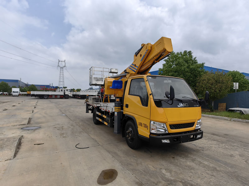 國六江鈴順達黑臉黃牌31米高空作業(yè)車