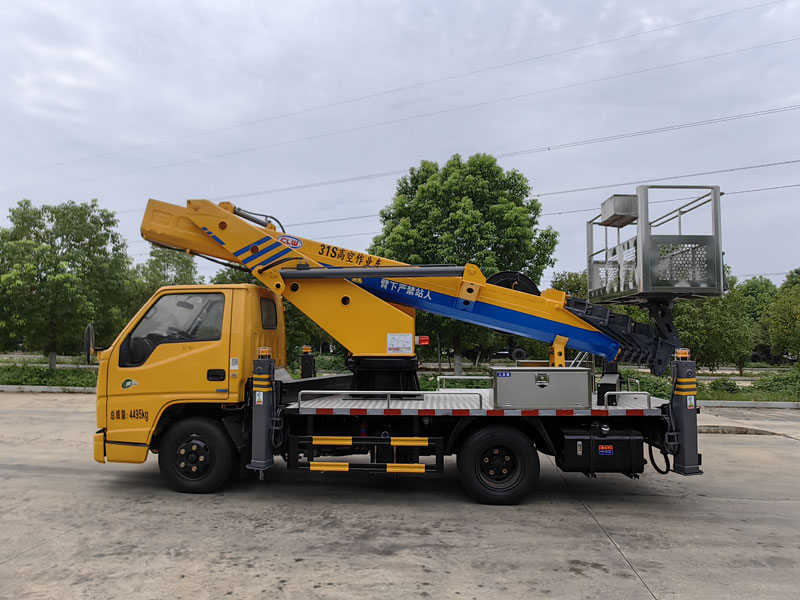 國六江鈴順達黃臉黃牌31米高空作業(yè)車