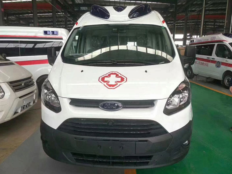福特V362中軸中頂監(jiān)護型救護車汽油國六MT