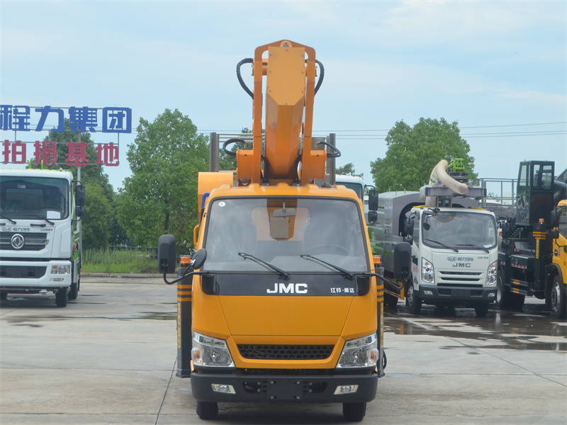 江鈴順達(dá)國(guó)六藍(lán)牌33米直臂伸縮式高空作業(yè)車強(qiáng)大而靈活
