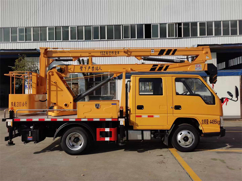 江鈴順威13米藍(lán)牌折臂高空作業(yè)車(chē)價(jià)格