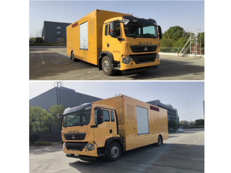 重汽豪沃5000m3/h流量排水救險車