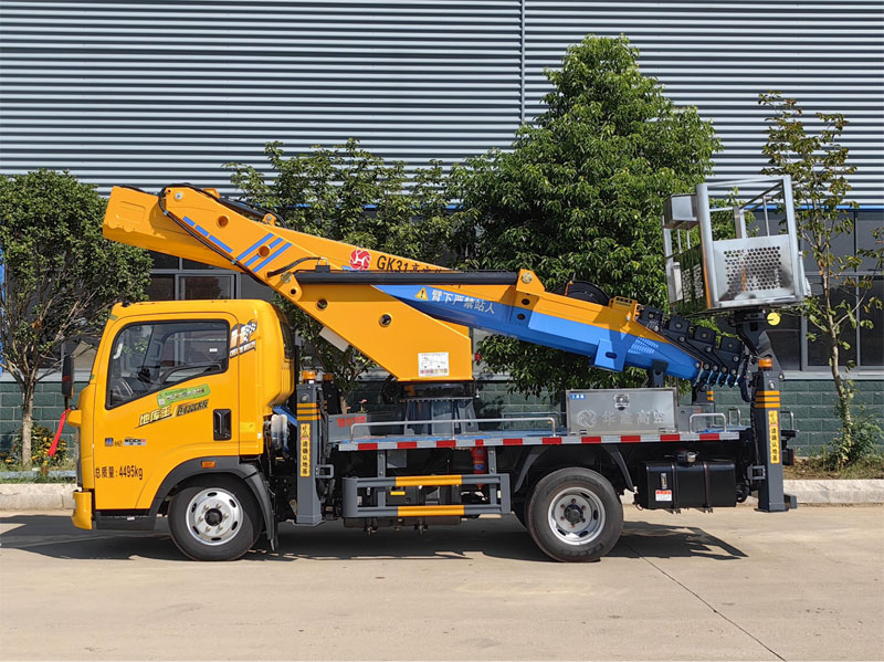 國六重汽豪沃藍牌31米高空作業(yè)車-程力華鑫