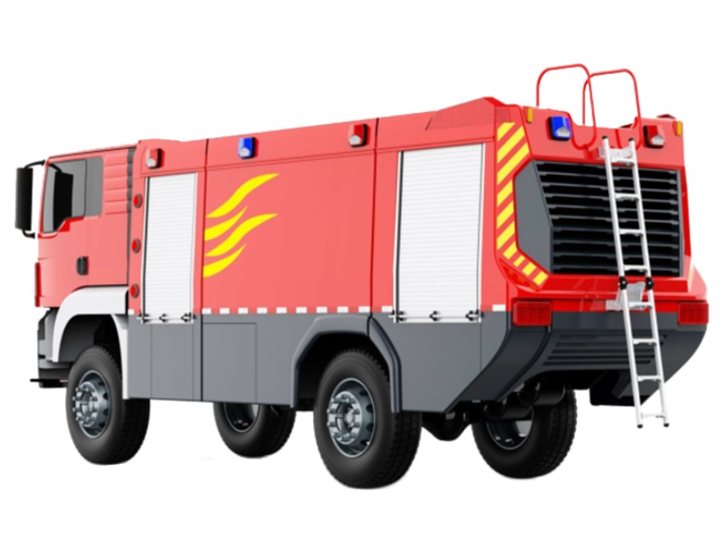 4驅(qū)汕德卡機場消防車