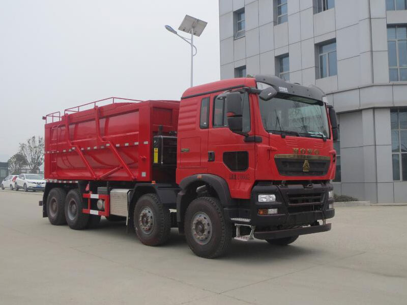 重汽豪沃SLS5317TSGZ6壓裂砂罐車