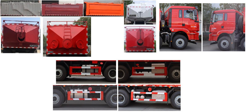 JWD5310TSGS6壓裂砂罐車