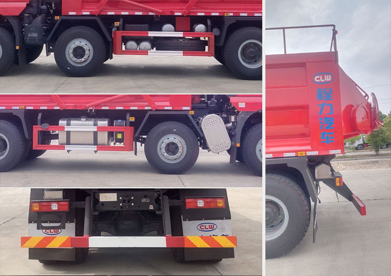 程力陜汽德龍前四后八油田工程專用壓裂砂罐車-CL5310TSG6BWG壓裂砂罐車