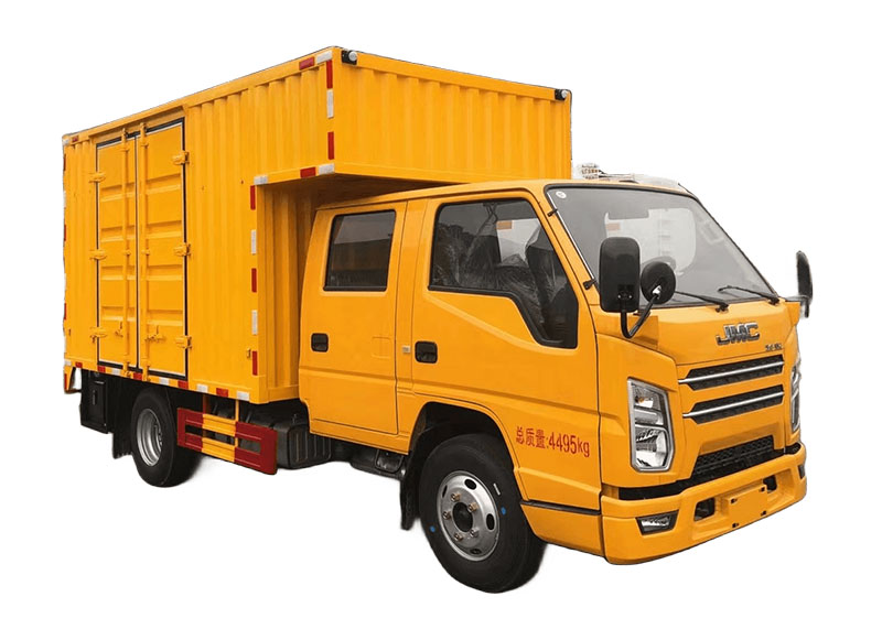 江鈴藍(lán)牌雙排座檢修車-工具車