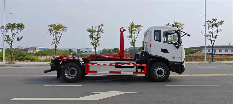 東風(fēng)天錦18噸新能源建筑垃圾勾臂垃圾車廠家直銷