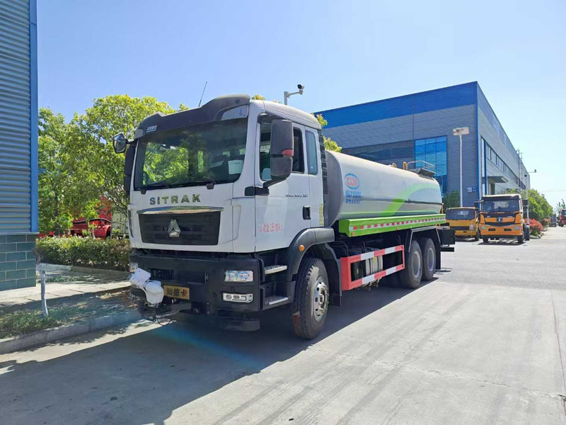 重汽汕德卡后雙橋20方灑水車
